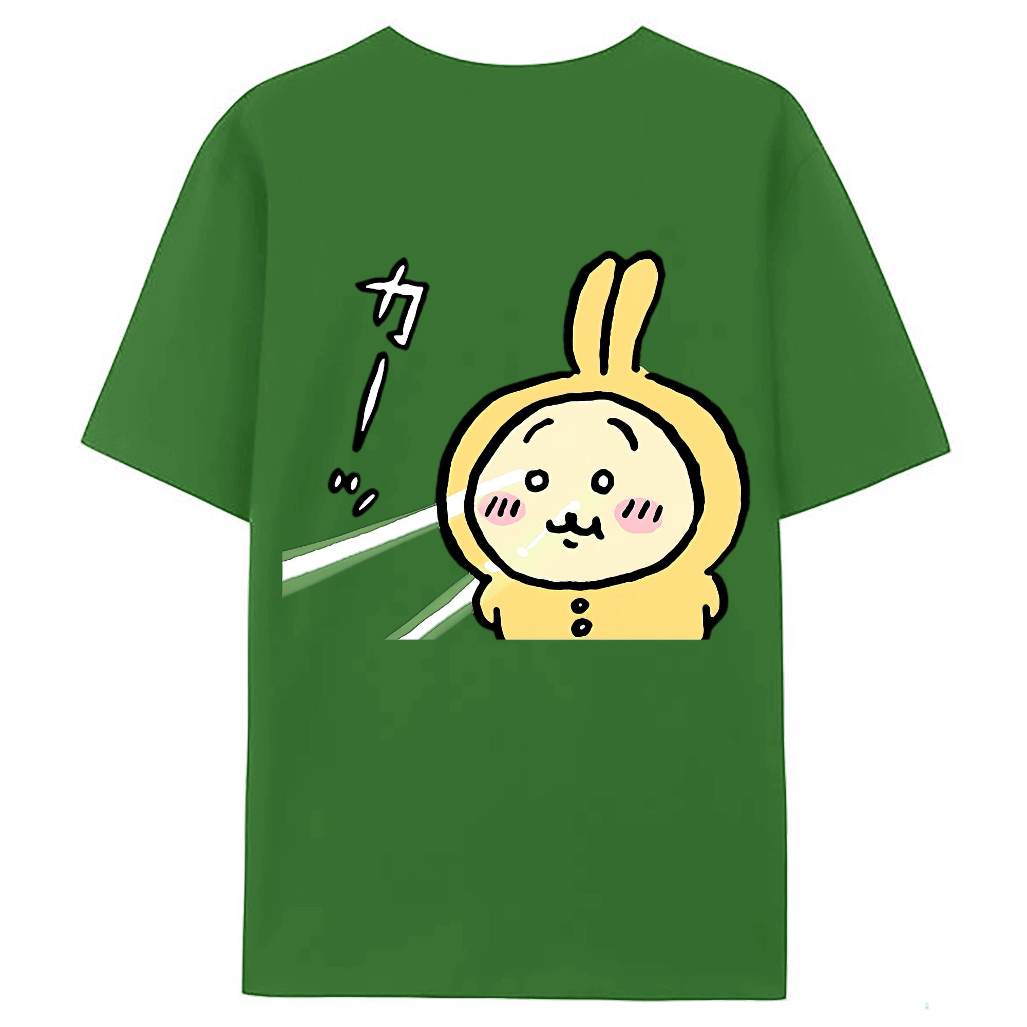 （画像用） ちいかわ うさぎ Chii-kawa usagi レディース半袖Tシャツ(バックプリント)